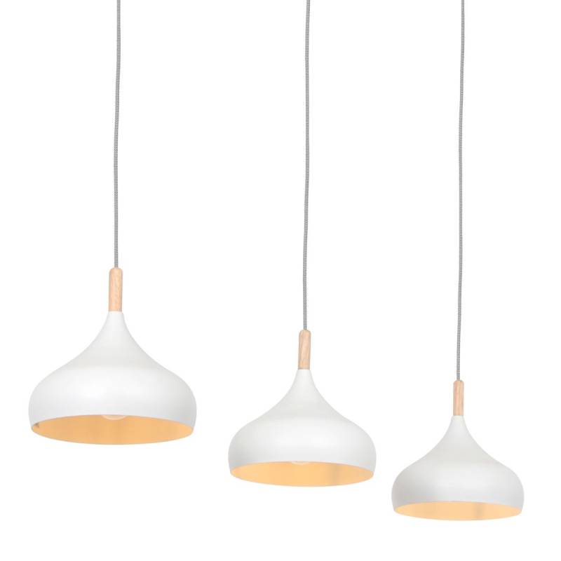 Steinhauer White Veneer Hängelampe Björr Pendellampe Leuchte Lampe Deckenlampe von Steinhauer