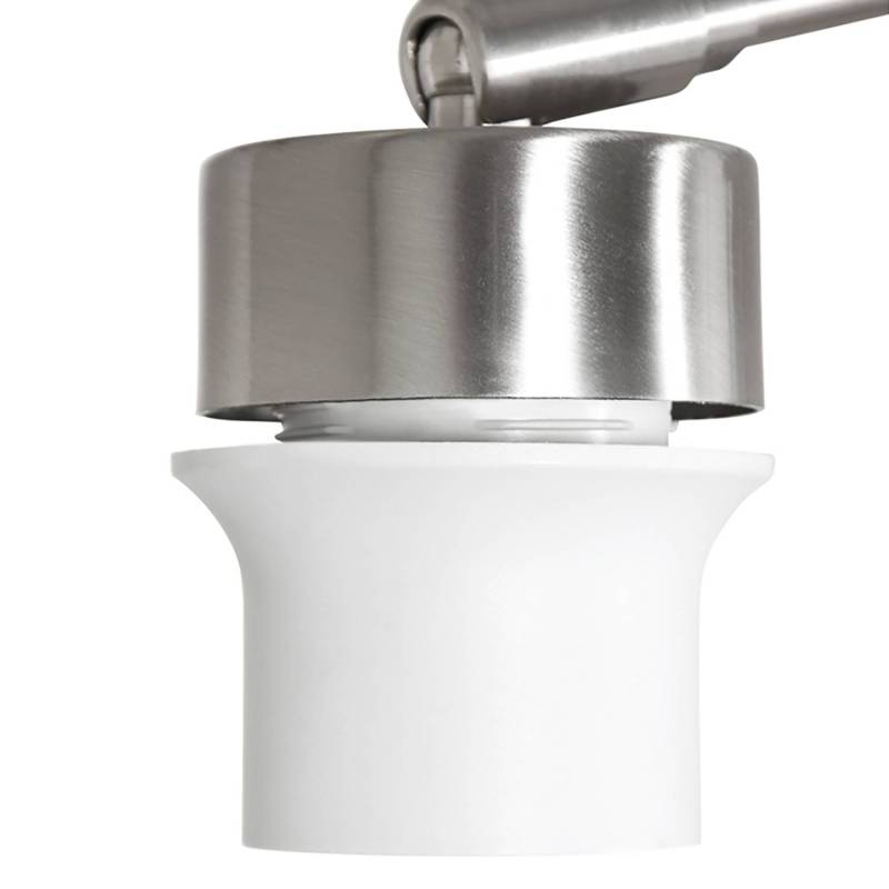 home24 Wandleuchte Liiri IV 30 x 45 x 80cm Braun/Silber Samt E27 von home24