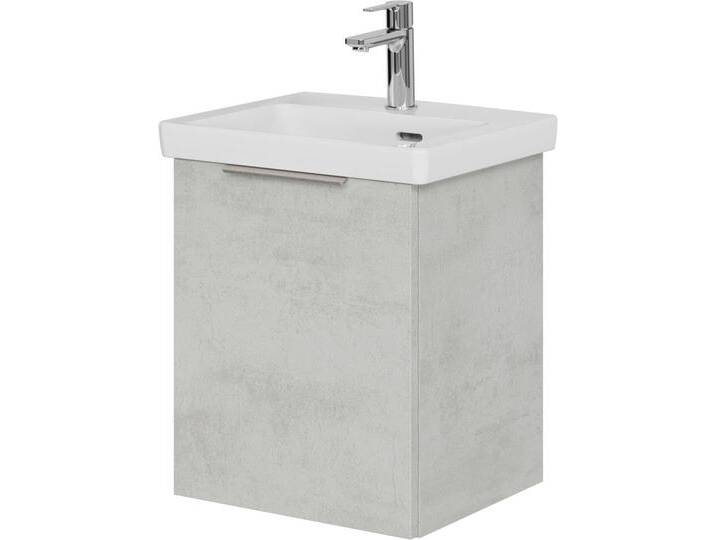 Steinkamp Living 2.0 Waschtischunterschrank 40 cm mit Villeroy & Boch Subway 3.0 Waschtisch 45 cm mit Überlauf 2255578 von Steinkamp