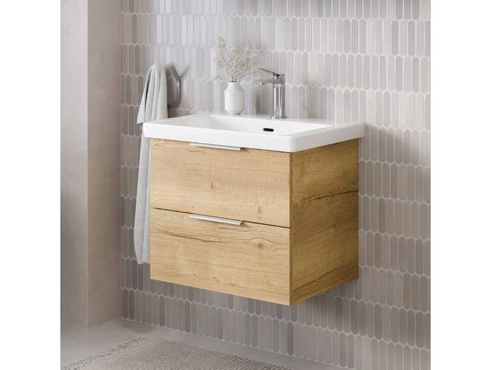 Steinkamp Living 2.0 Waschtischunterschrank 56 cm mit Villeroy & Boch Subway 3.0 Waschtisch 60 cm mit Überlauf 2249569 von Steinkamp
