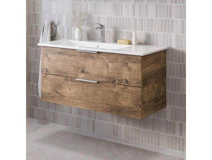 Steinkamp Living 2.0 Waschtischunterschrank 95 cm für Villeroy & Boch Venticello Waschtisch 100 cm, Becken links 2087657 von Steinkamp