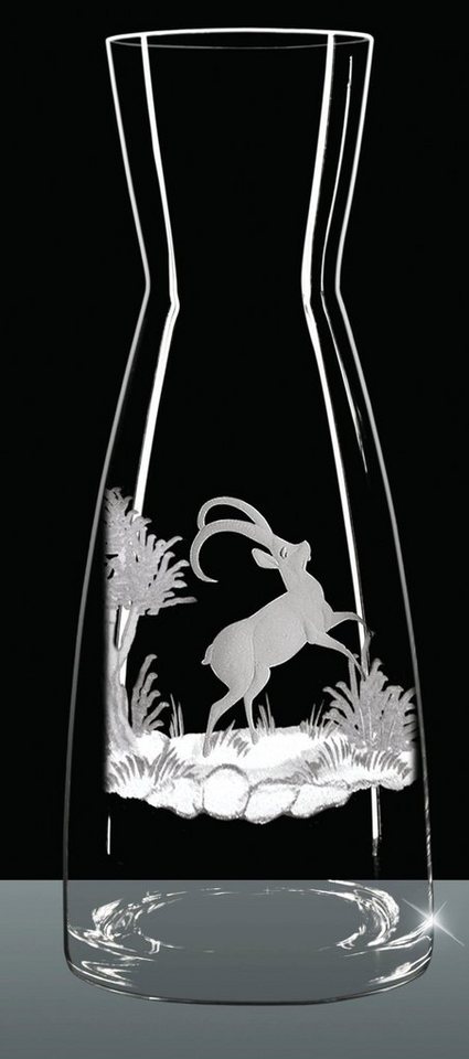 Steinnacher Bärbel Karaffe Karaffe Ypsilon Steinbock 1l Dekanter Kisslinger, Gravur Steinbock Steinnacher Bärbel Karaffe Karaffe Ypsilon Steinbock 1l Dekanter Kisslinger, Gravur Steinbock von Steinnacher Bärbel