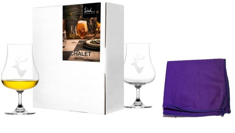 Steinnacher Bärbel Schnapsglas 2 Eisch Universal Spirituosengläser Chalet mit Poliertuch Steinnacher Bärbel Schnapsglas 2 Eisch Universal Spirituosengläser Chalet mit Poliertuch von Steinnacher Bärbel