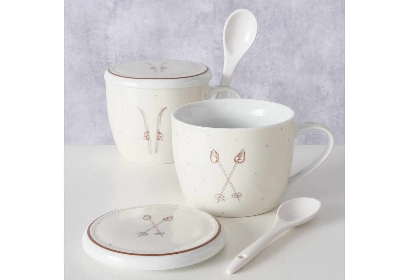 Steinnacher Bärbel Tasse Jumbobecher Mountains, Porzellan Steinnacher Bärbel Tasse Jumbobecher Mountains, Porzellan von Steinnacher Bärbel