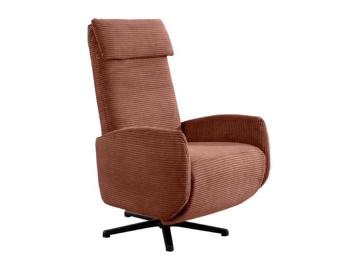 Poco Funktionssessel Seat 4 inkl. Kopfteilverstellung und Fußteilverstellung sowie Rückenverstellung in Cord in Kupfer sowie weiteren Farben wählbar von Steinpol