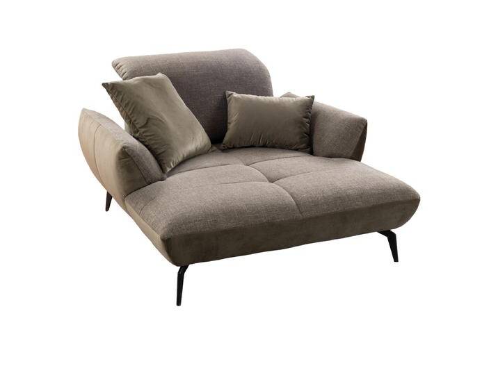 Poco New Jersey Loveseat mit zwei Armlehnen und festem Rücken in zweifarbigem Stoffbezug in Grün sowie weiteren Farben wählbar von POCO-Polstermöbel