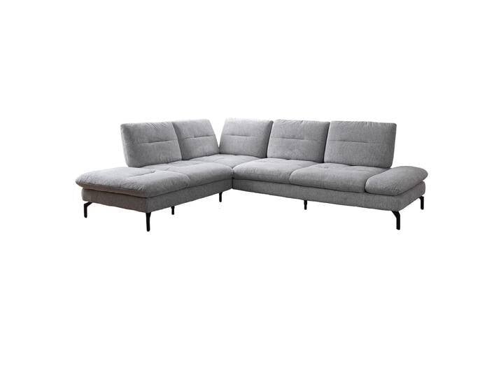 Poco Pasadena Ecksofa mit Schwenkrücken Polsterecke in farbenfrohen Stoffen oder markantem Echtleder wählbar von POCO-Polstermöbel