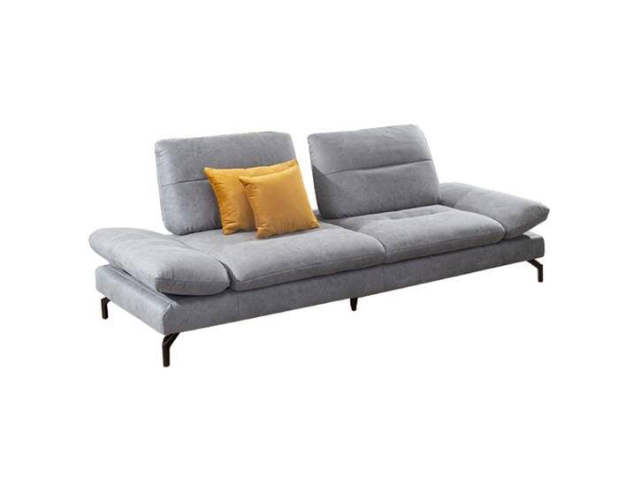 Poco Pasadena Einzelsofa mit Sitztiefenverstellung auf schwarzen Metallfüßen in grauem Stoff und in weiteren Stoff und Echtlederbezügen wählbar Poco Pasadena Einzelsofa mit Sitztiefenverstellung auf schwarzen Metallfüßen in grauem Stoff und in weiteren Stoff und Echtlederbezügen wählbar von Steinpol