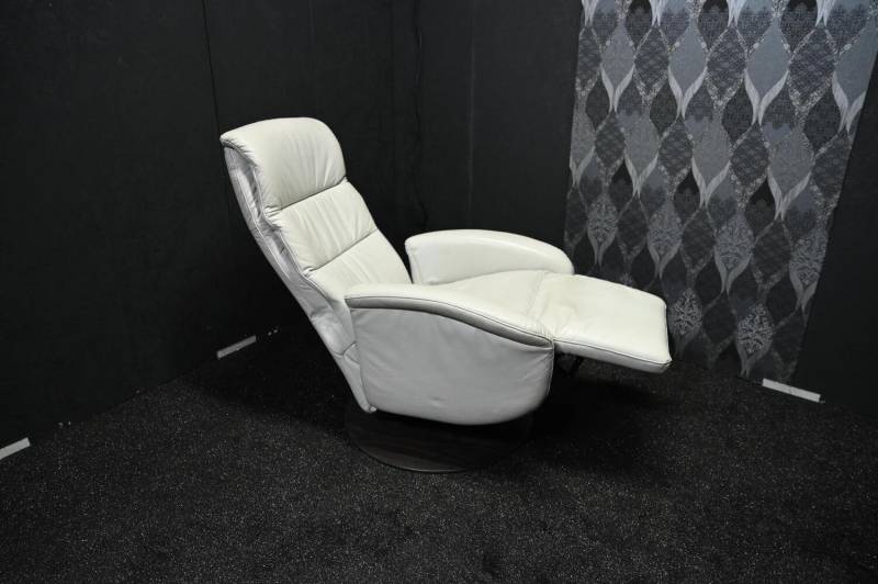 Sessel Cosimo Comfort Lux Leder Rancho Stone mit Manueller Relaxfunktion von Steinpol