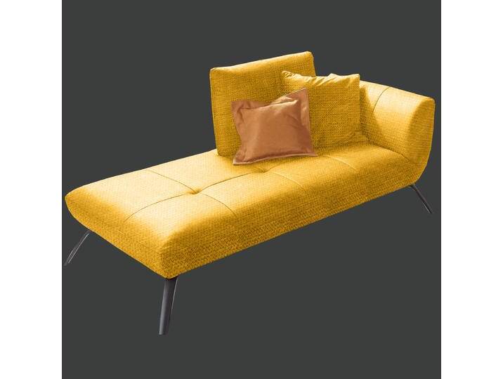 Steinpol Poco Dover Recamiere mit PUR-Schaumpolsterung im Flachgewebe Paris mustard sowie mit Metallfüße schwarz matt Steinpol Poco Dover Recamiere mit PUR-Schaumpolsterung im Flachgewebe Paris mustard sowie mit Metallfüße schwarz matt von Steinpol