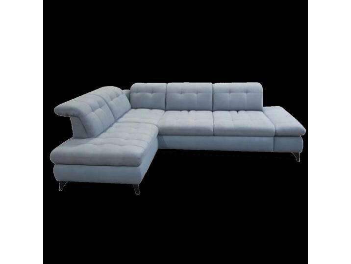 Steinpol Poco Santa Rosa Ecksofa mit Steppung inklusive Sitztiefenverstellung und Nierenkissen optional Schlaffunktion flexible Arm- und Kopfteile von Steinpol