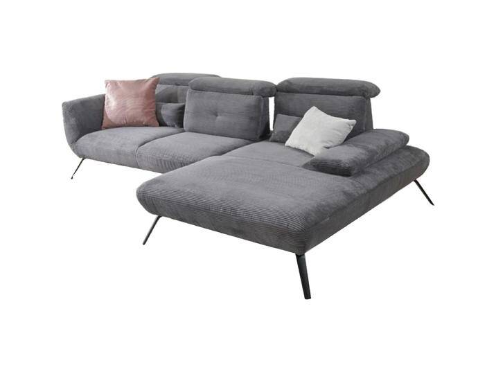 Steinpol Poco Seattle Cord Ecksofa mit Longchair rechts in grau wählbar auch in anderen farbenfrohen Stoffbezügen inklusive Schwenkrücken Steinpol Poco Seattle Cord Ecksofa mit Longchair rechts in grau wählbar auch in anderen farbenfrohen Stoffbezügen inklusive Schwenkrücken von Steinpol