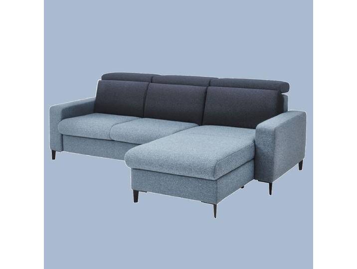 Steinpol Poco Westside Premium Schlafsofa zweifarbig inklusive ausklappbaren Lattenrost mit Matratze wahlweise mit klappbaren Armteilen von Steinpol