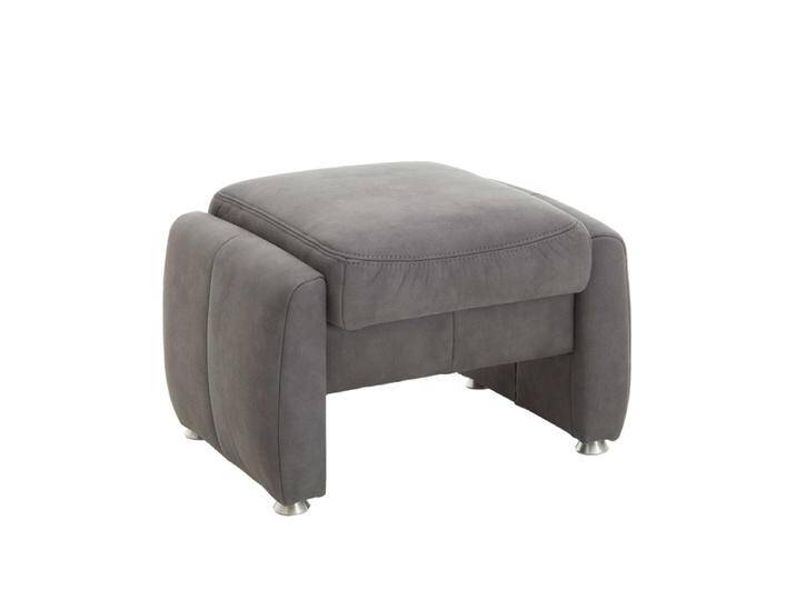 Steinpol Polsteria Bornholm II Polsterhocker moderne Form mit Federkern in Stoff oder Echtleder wahlweise verstellbar von Steinpol