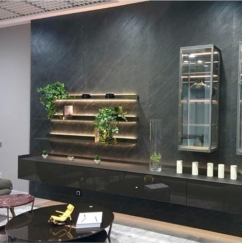 Wandverkleidung Naturstein Dünnschiefer Boden Fliese Verblender Universal Steinplatten Innen + Außen + Kamin + Dusche + Pool + Sauna + Möbelverkleidung von Steintime