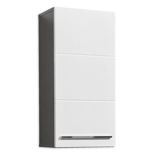 DEINE TANTE EMMA 71-416-P2 Gloss Weiß Glanz/Anthrazit Hängeschrank Wandschrank Bad ca. 34 x 70 x 23 cm DEINE TANTE EMMA 71-416-P2 Gloss Weiß Glanz/Anthrazit Hängeschrank Wandschrank Bad ca. 34 x 70 x 23 cm von Stella Trading