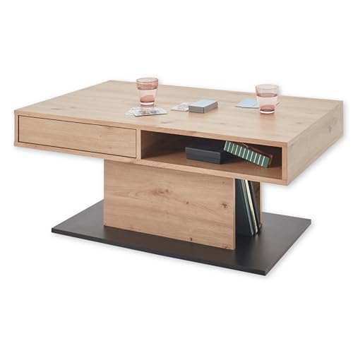 DEINE TANTE EMMA 83-071-T3 ACTIVIO 2 Artisan Eiche/Schwarz Couchtisch Beistelltisch Wohnzimmertisch ca. 100 x 60 cm DEINE TANTE EMMA 83-071-T3 ACTIVIO 2 Artisan Eiche/Schwarz Couchtisch Beistelltisch Wohnzimmertisch ca. 100 x 60 cm von Stella Trading