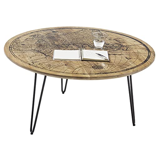 DEINE TANTE EMMA 83116S4 NAPOCA Mango Wood/Druck Couchtisch Beistelltisch Wohnzimmertisch ca. 90 x 46 x 90 cm DEINE TANTE EMMA 83116S4 NAPOCA Mango Wood/Druck Couchtisch Beistelltisch Wohnzimmertisch ca. 90 x 46 x 90 cm von Stella Trading