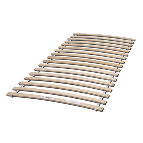 Rollrost aus stabilen Federleisten für Liegefläche 90 x 200 cm - Hochwertiger Lattenrost aus Birkenschichtholz - 90 x 1 x 192,5 cm (B/H/T) von Stella Trading