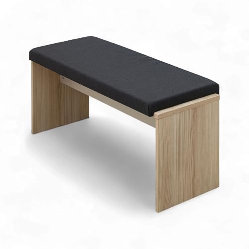 Stella Trading INA Sitzbank in Riva Eiche Optik FSC-Zertifiziert - Moderne Esszimmerbank für Ihren Wohn- & Essbereich - 126 x 49 x 40 cm (B/H/T) von Stella Trading