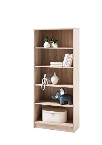 Stella Trading Regalschrank mit 5 Fächer, Eiche Sonoma Nachbildung, BxHxT 72x148x34 cm Stella Trading Regalschrank mit 5 Fächer, Eiche Sonoma Nachbildung, BxHxT 72x148x34 cm von Stella Trading