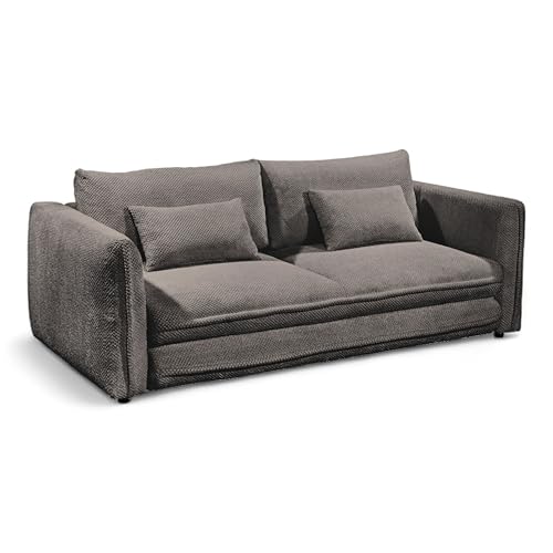 STANLEY Bequemes Schlafsofa mit Bettkasten in Ash - Ausziehbares Sofa mit Schlaffunktion für Ihr Wohnzimmer - 237 x 94 x 117 cm (B/H/T) STANLEY Bequemes Schlafsofa mit Bettkasten in Ash - Ausziehbares Sofa mit Schlaffunktion für Ihr Wohnzimmer - 237 x 94 x 117 cm (B/H/T) von Stella Trading