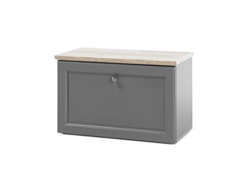 Stella Trading TOSKANA Garderobenbank, Kunststoff, BHT circa 78 x 49 x 38 cm von Stella Trading