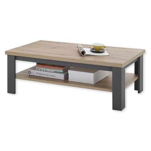 Stella Trading Venezia Couchtisch in Artisan Eiche Optik, Anthrazit - Moderner Sofatisch für Ihr Wohnzimmer - 115 x 40 x 65 cm (B/H/T) Stella Trading Venezia Couchtisch in Artisan Eiche Optik, Anthrazit - Moderner Sofatisch für Ihr Wohnzimmer - 115 x 40 x 65 cm (B/H/T) von Stella Trading