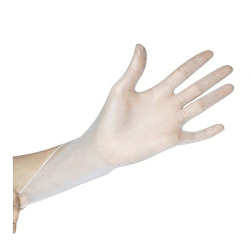 STELLA Vinylhandschuhe 100 Stück Größe M/Einweg-Vinylhandschuhe aus Vinyl/Farbe: Weiß/Latexfrei Extrem Beständig/Protect Einmalhandschuhe/Puderfrei von Stella pack