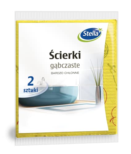 Stella ST1-PS-1699 Schwammtücher 2Stück, Groß, gelb von Stella pack