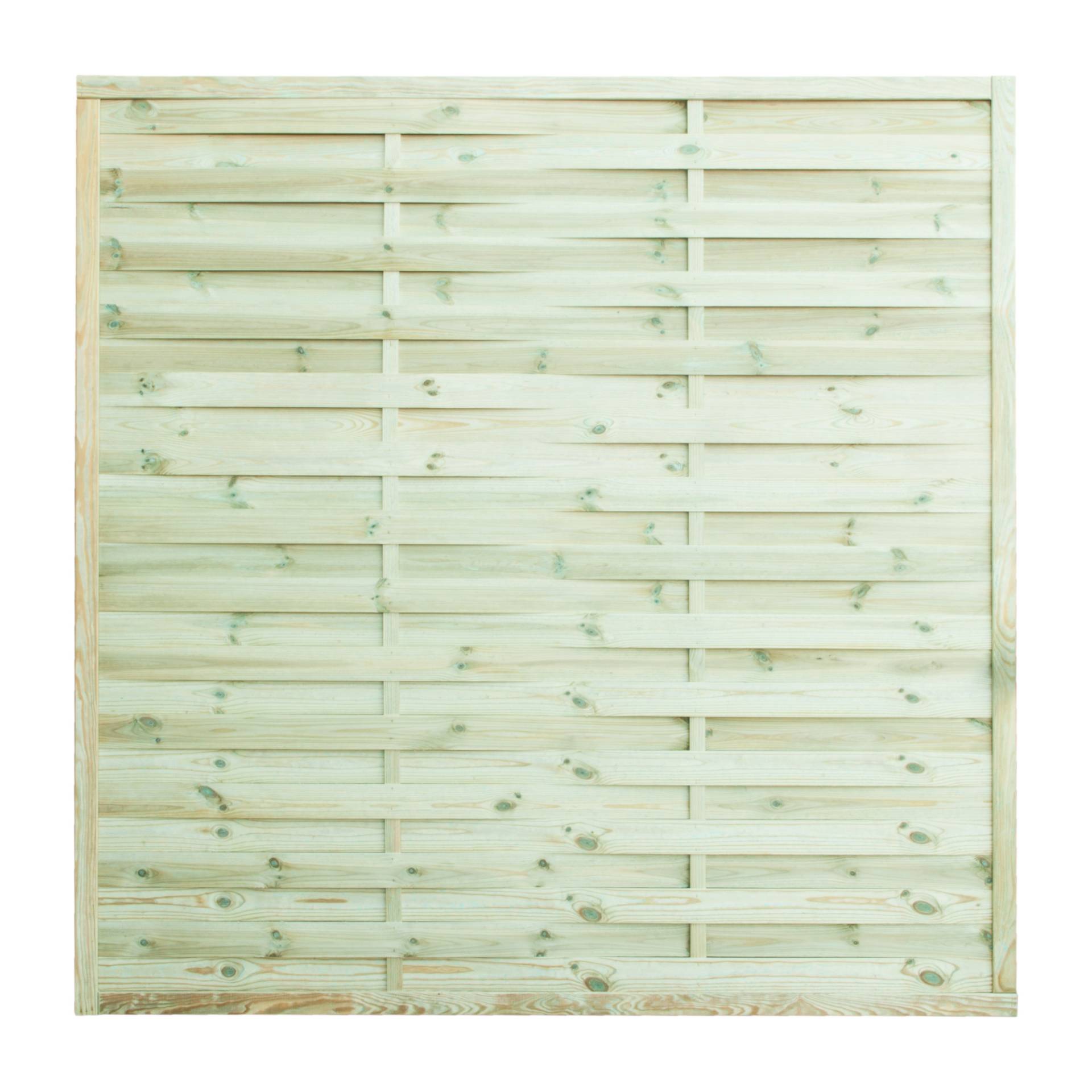 Stelmet Sichtschutzzaun Grundelement 180 x 180 cm KDI Kiefer von Stelmet
