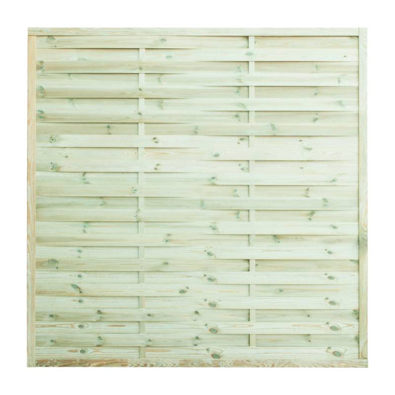 Stelmet Sichtschutzzaun Grundelement 180 x 180 cm KDI Kiefer von Stelmet