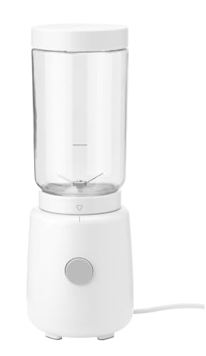 RIG-TIG Smoothie-Blender FOODIE - Persönlicher Frucht-/Gemüse-Shake-Maker - Shaker/Mixer mit Kunststoff- & Edelstahlgehäuse - Abnehmbarer Getränkebehälter - Küchenzubehör - 0,5 Liter, Weiß von Stelton