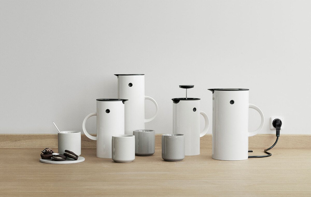 Stelton Isolierkanne 0,5l weiss von Stelton