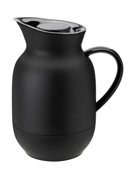 Isolierkanne 1,0 l Amphora Kaffee Soft Black von Stelton