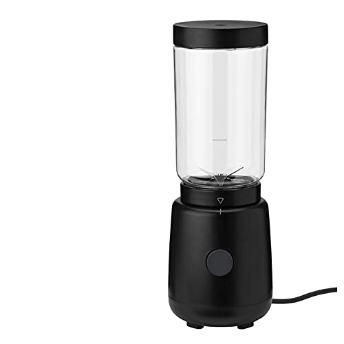 RIG-TIG Smoothie-Blender FOODIE - Persönlicher Frucht-/Gemüse-Shake-Maker - Shaker/Mixer mit Kunststoff- & Edelstahlgehäuse - Abnehmbarer Getränkebehälter - Küchenzubehör - 0,5 Liter, Schwarz von Stelton