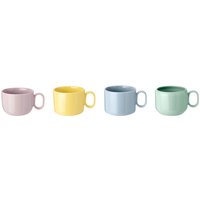 RIG-TIG by Stelton - Mix’n’Match Tassen (4er-Set), blau / gelb / pink / grün von Stelton