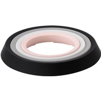 RIG-TIG by Stelton - Place-It Untersetzer, schwarz / dunkelgrau / hellgrau / rose (4er-Set) von Stelton