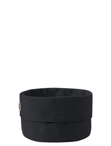 Stelton Brottasche - 100% OEKO-TEX Baumwolle - Faltbar - Maschinenwaschbar - Als Brotaufbewahrung oder als Tischbrotkorb vielseitig einsetzbar, Design von Klaus Rath, Schwarz/Schwarz Stelton Brottasche - 100% OEKO-TEX Baumwolle - Faltbar - Maschinenwaschbar - Als Brotaufbewahrung oder als Tischbrotkorb vielseitig einsetzbar, Design von Klaus Rath, Schwarz/Schwarz von Stelton