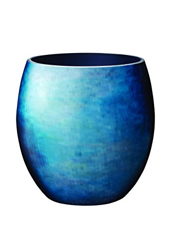 Stelton Stockholm Ø 166, mittel-Horizon Vase, Aluminium, 21 x 21 x 23 cm von Stelton