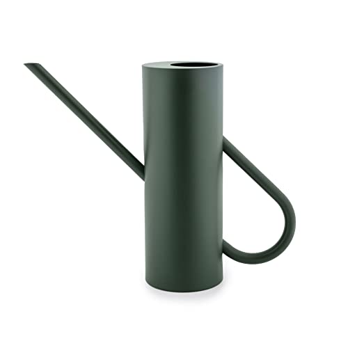 Stelton Bloom Blumengießkanne 2L, für Zimmerpflanzen. Giesskanne mit langem Ausgießer, pulverbeschichtet mit Matter Oberfläche. Standfest durch eine gerillte Silikonmatte am Boden. Farbe: Grün von Stelton