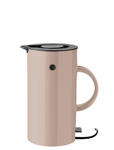 Stelton Wasserkocher EM77 - Elektrischer Kocher, Wasserkessel, Teekanne - Schnell kochend, niedriger Energieverbrauch, entnehmbarer Kalkfilter, Sicherheitsschalter - 1,5 Liter, Heather, EU-Stecker von Stelton