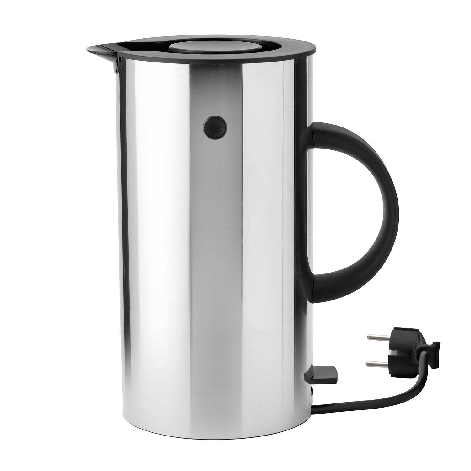 Stelton - EM77 Wasserkocher 1,5L - Stahl/H x Ø 25x13,5cm/Anti-Kalk-Filter/230V/50Hz/1850-2200W/mit Stecker E+F (CEE 7/7) von Stelton