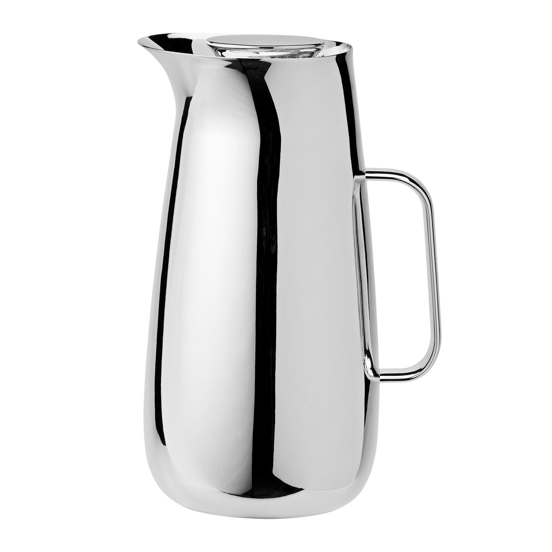 Stelton - Foster Isolierkanne 1L Edelstahl - edelstahl/poliert/LxBxH 16,2x12,4x24cm von Stelton