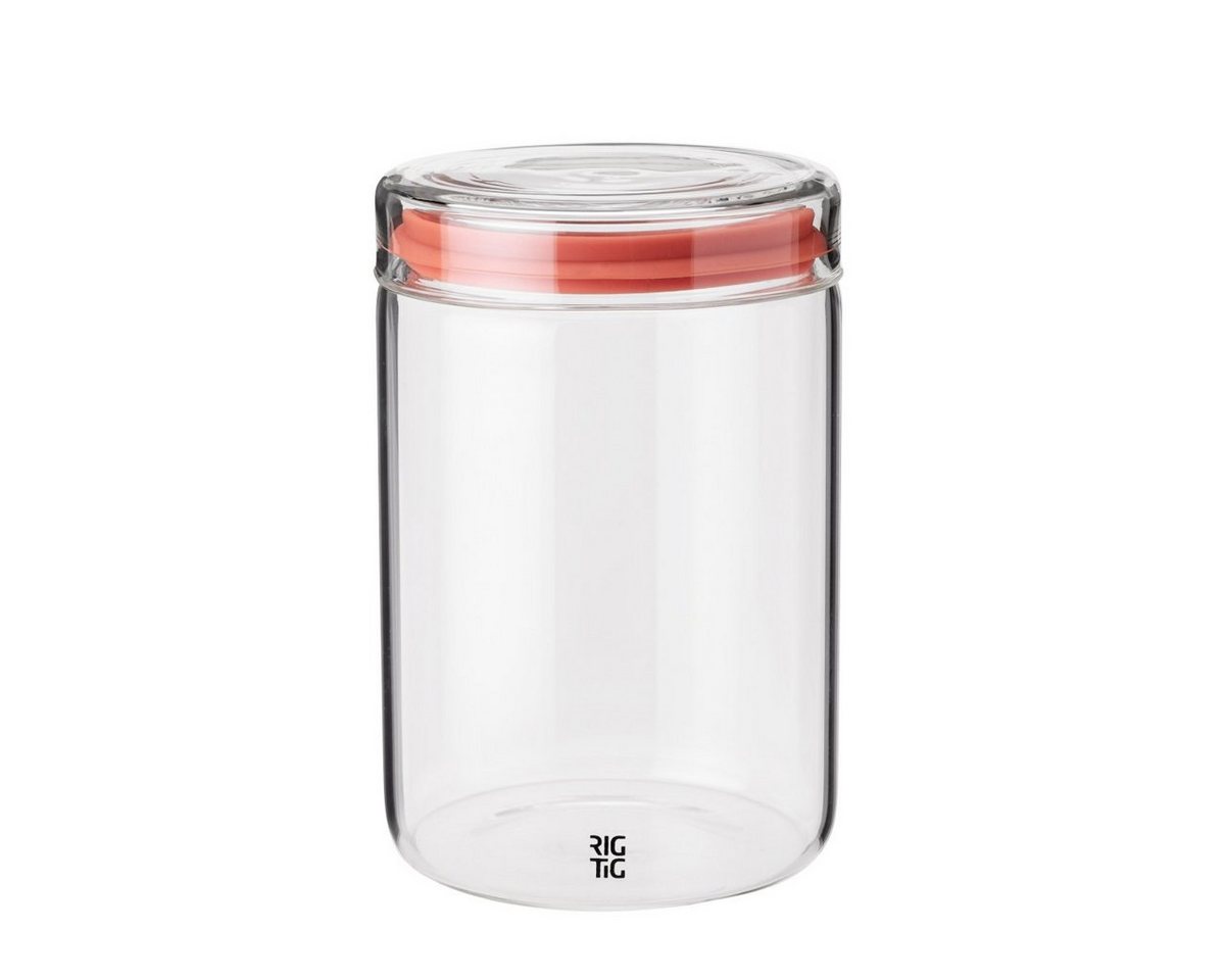 Stelton Frischhaltedose RIG-TIG Aufbewahrungsglas STORE-IT 1.0l, Glas, Silikon von Stelton