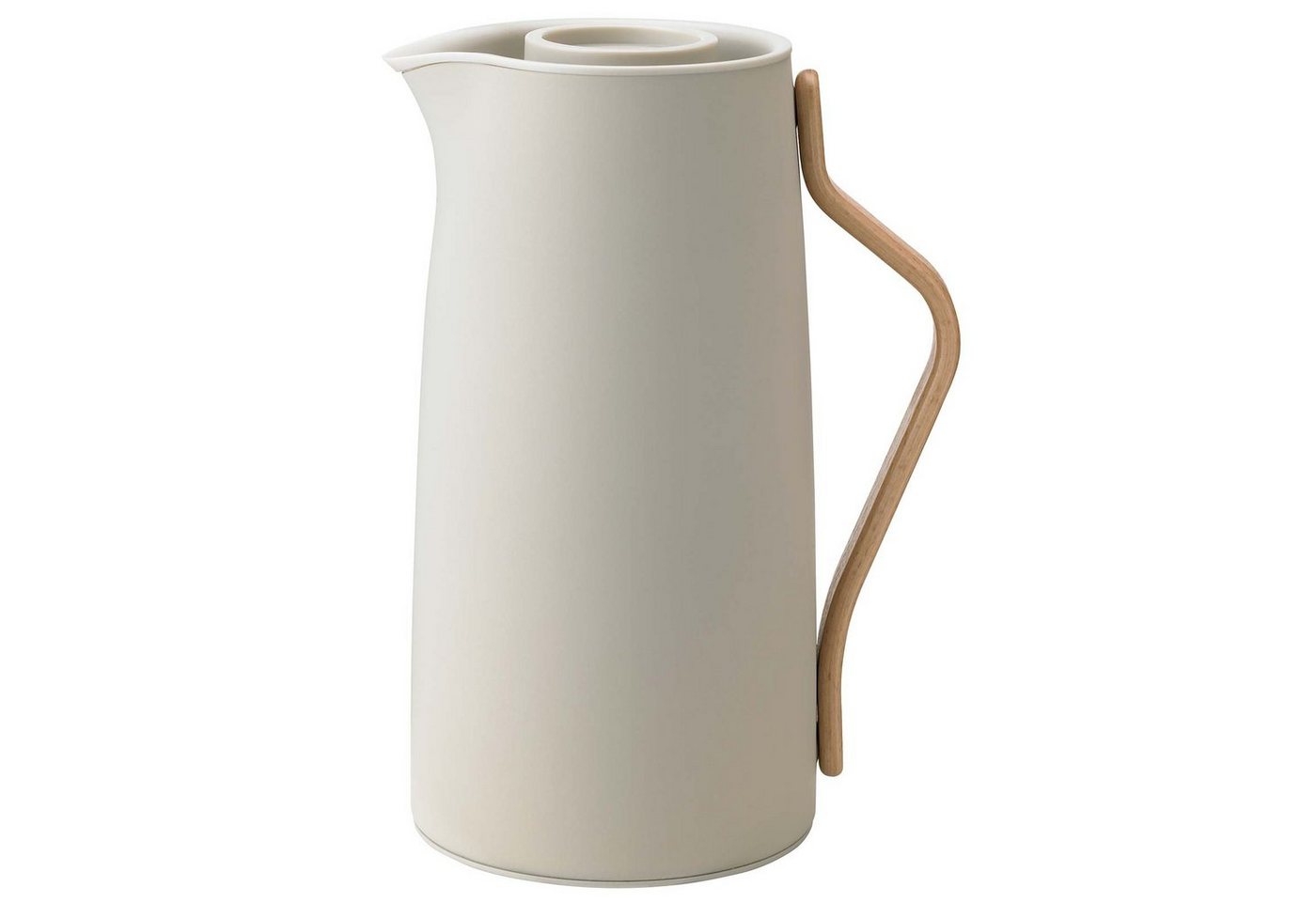 Stelton Isolierkanne Emma Kaffeekanne Isolierkanne mit Buchengriff, soft sand, 1 l, stelton Emma Kaffeekanne Isolierkanne mit Buchengriff, soft sand von Stelton