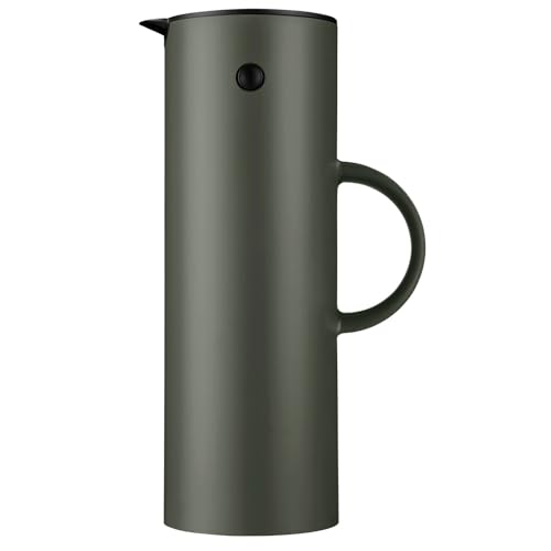 Stelton Isolierkanne Metall Soft Black Thermoskanne Kanne 1L 995-4 von Stelton