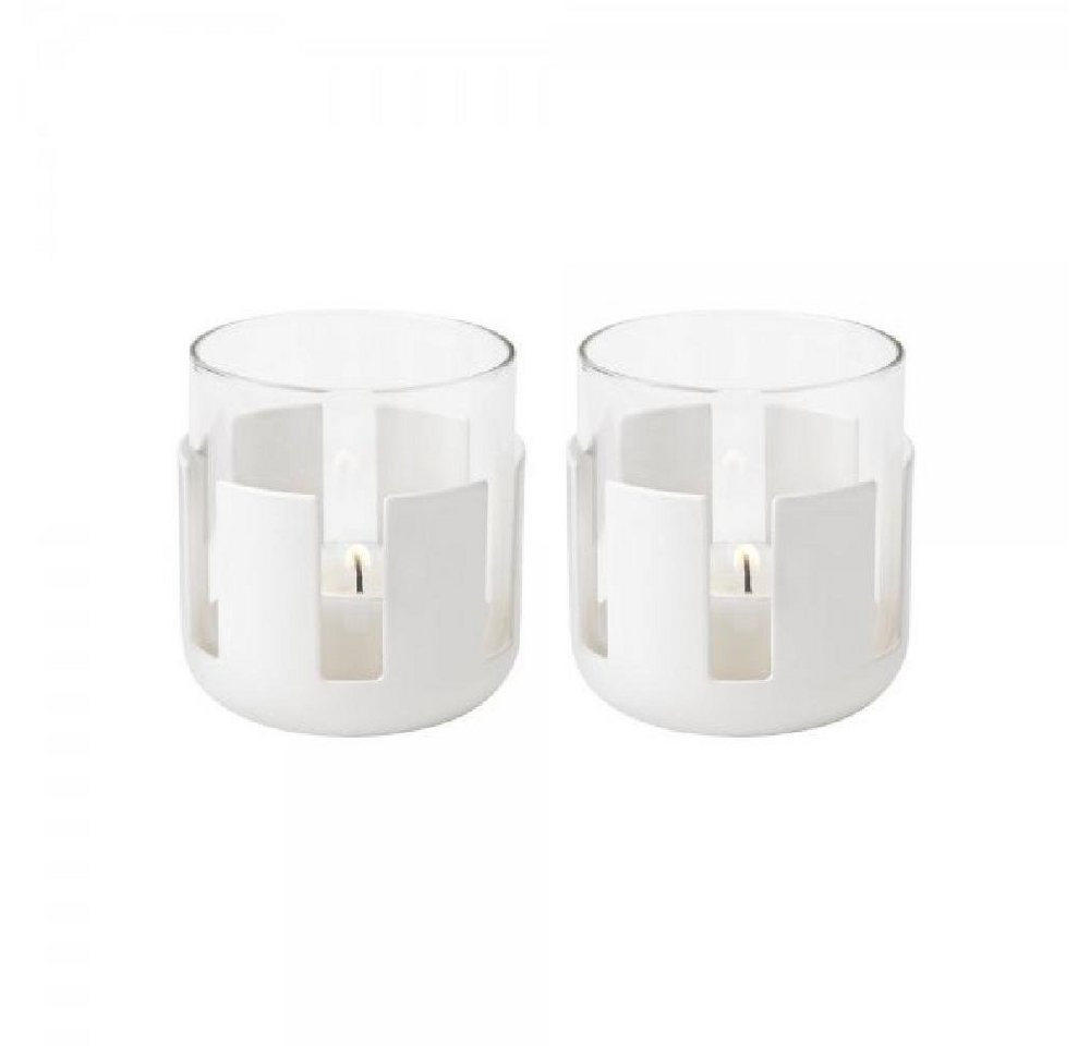 Stelton Kerzenhalter Teelichthalter Luna Soft White (2-teilig) von Stelton