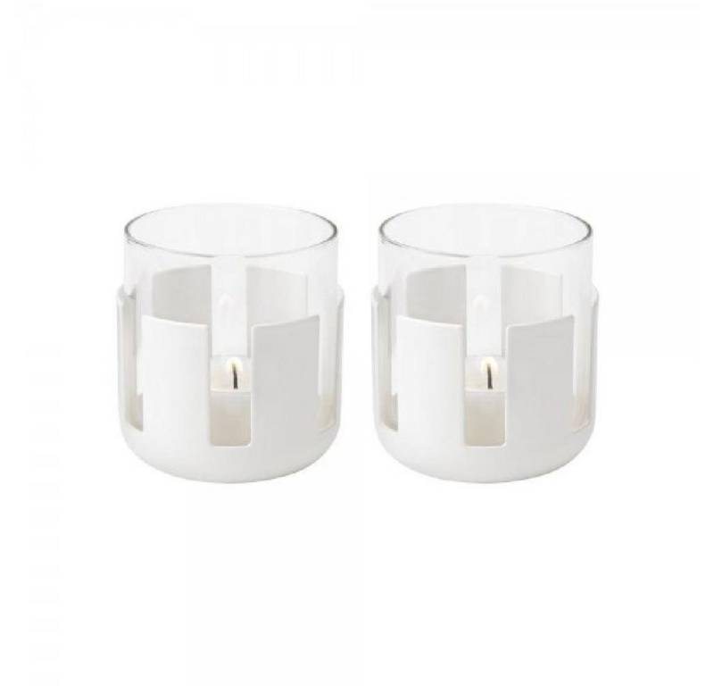 Stelton Kerzenhalter Teelichthalter Luna Soft White (2-teilig) von Stelton