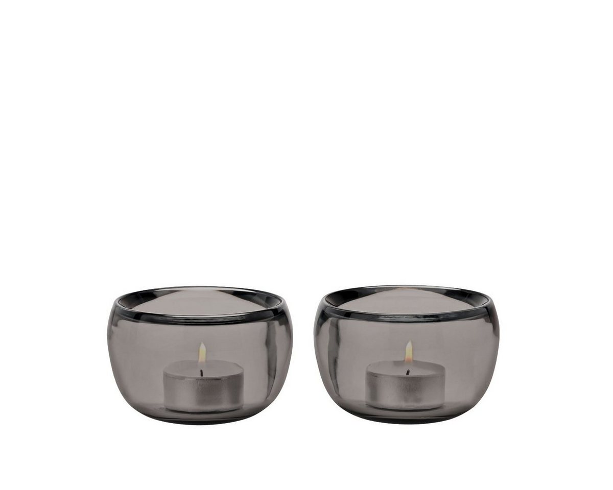 Stelton Kerzenhalter Teelichthalter ORA 2er-Set, rauchgrau Stelton Kerzenhalter Teelichthalter ORA 2er-Set, rauchgrau von Stelton